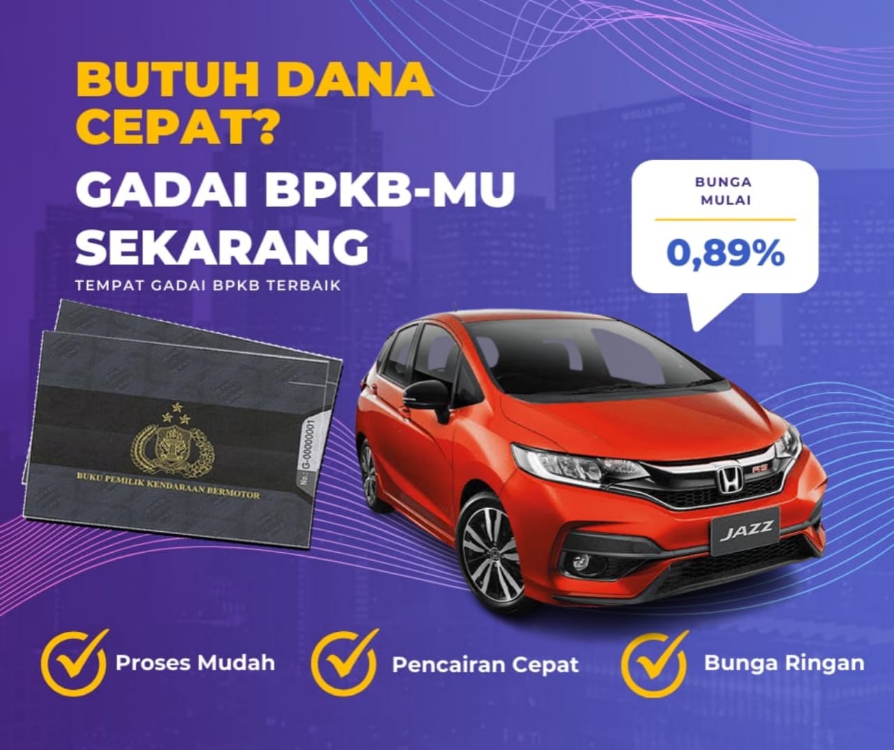 Kredit Jaminan Bpkb Mobil Honda Jazz Dapat Dana Berapa? Seperti Ini Simulasinya